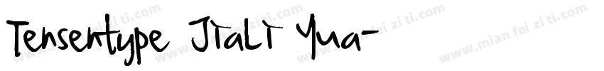 Tensentype JiaLi Yua字体转换